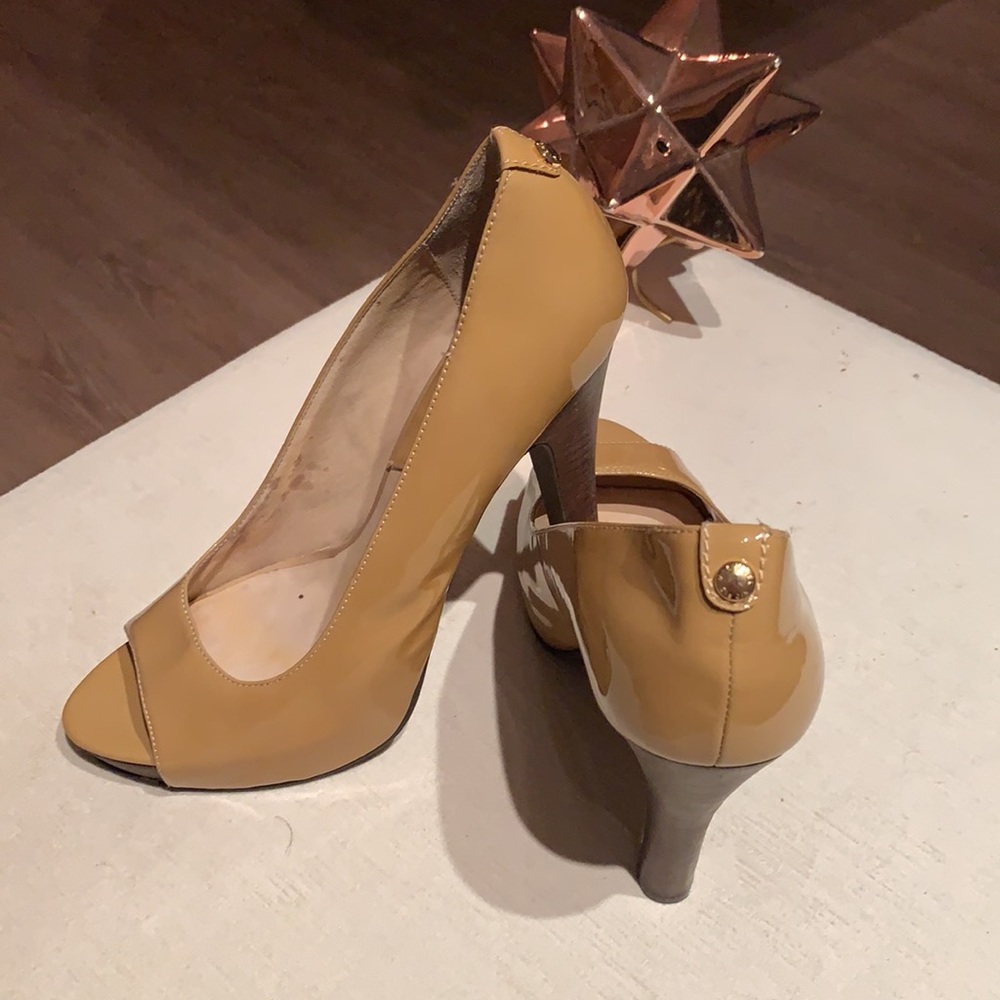 Michael Kors Patten Leather Heels, Size:8.5